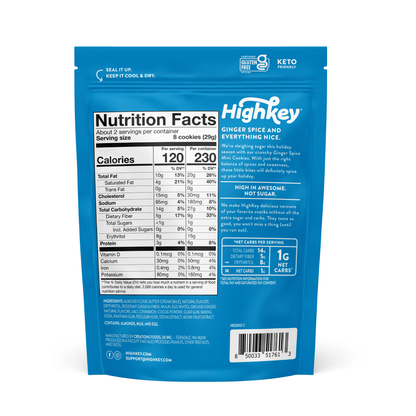 Mini Cookies: Holiday Variety (3 Pack - 2 oz bags)