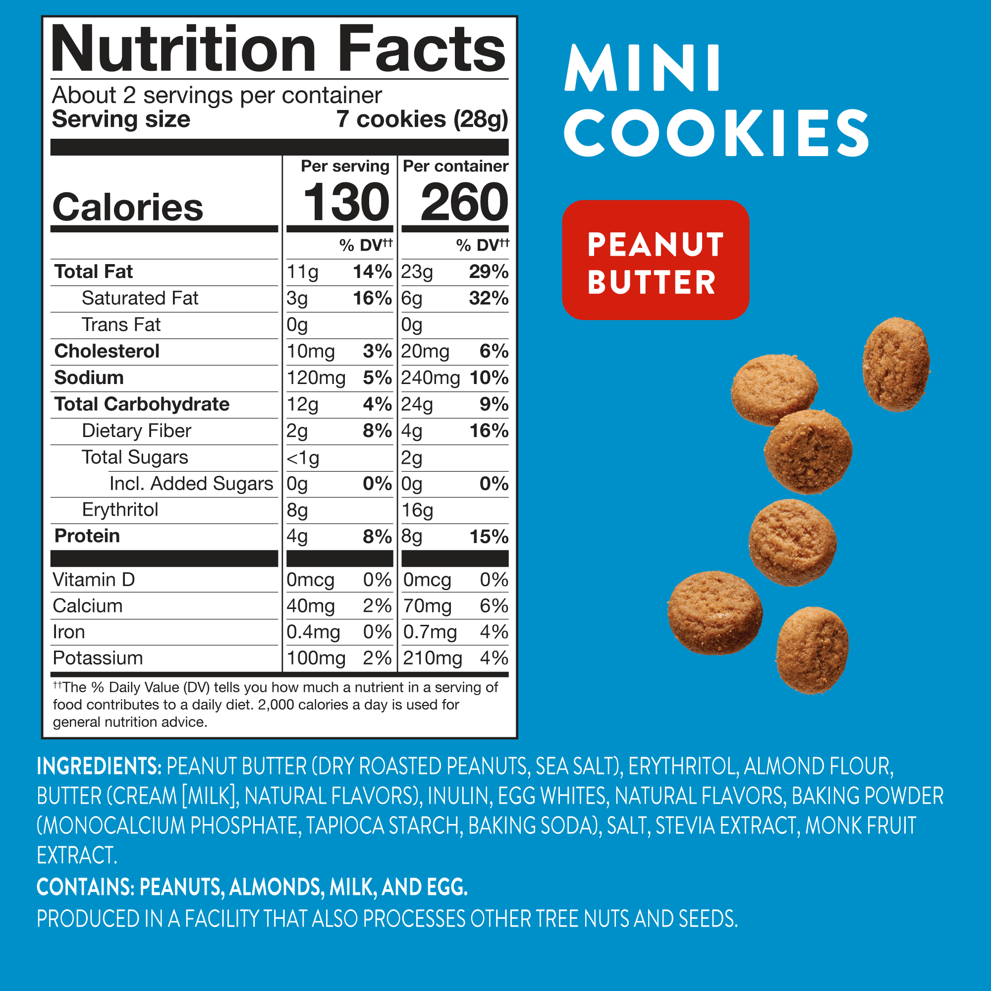 Mini Cookies: Peanut Butter